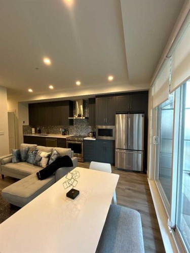 2115-200 Seton Circle Se, Calgary, AB - Indoor Photo Showing Kitchen With Upgraded Kitchen