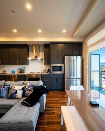 2115-200 Seton Circle Se, Calgary, AB - Indoor Photo Showing Kitchen With Upgraded Kitchen