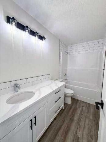 1207 Westview Drive, Bowden, AB - Indoor Photo Showing Bathroom
