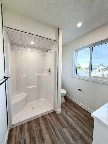 1207 Westview Drive, Bowden, AB - Indoor Photo Showing Bathroom