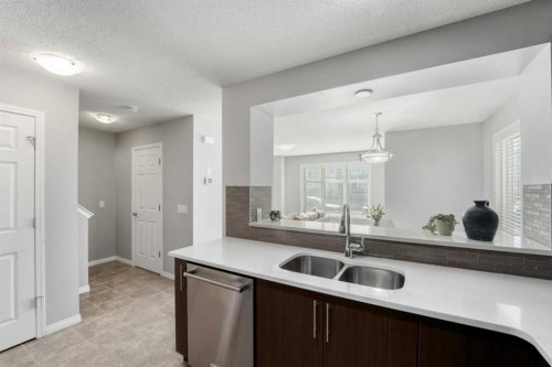10940 Cityscape Drive Ne, Calgary, AB - Indoor Photo Showing Kitchen With Double Sink