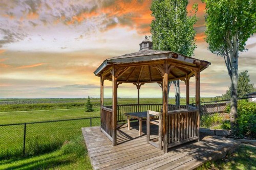 732 1 Avenue, Irricana, AB - Outdoor With Deck Patio Veranda With View