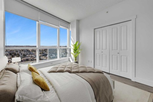 2004-77 Spruce Place Sw, Calgary, AB - Indoor Photo Showing Bedroom