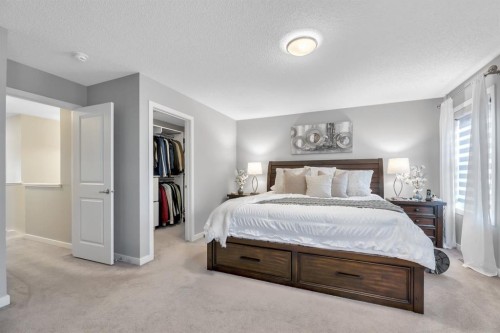 63 Walgrove Way Se, Calgary, AB - Indoor Photo Showing Bedroom