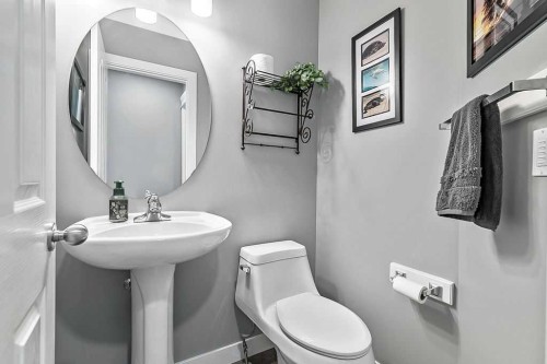 115 Cougarstone Square Sw, Calgary, AB - Indoor Photo Showing Bathroom