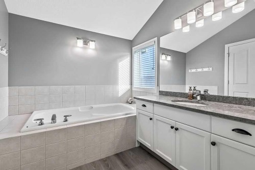 115 Cougarstone Square Sw, Calgary, AB - Indoor Photo Showing Bathroom
