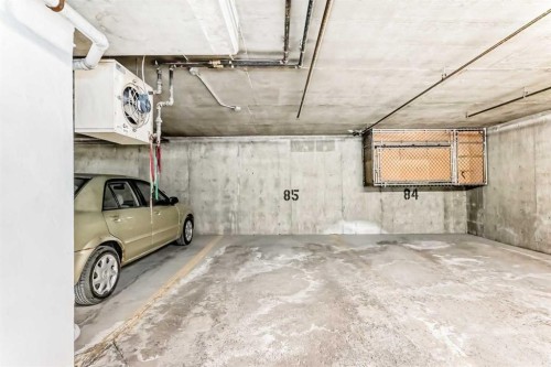 116-6800 Hunterview Drive Nw, Calgary, AB - Indoor Photo Showing Garage