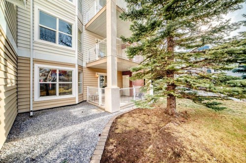 116-6800 Hunterview Drive Nw, Calgary, AB - Outdoor With Deck Patio Veranda