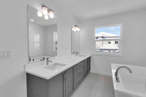 137 Copperhead Road Se, Calgary, AB - Indoor Photo Showing Bathroom