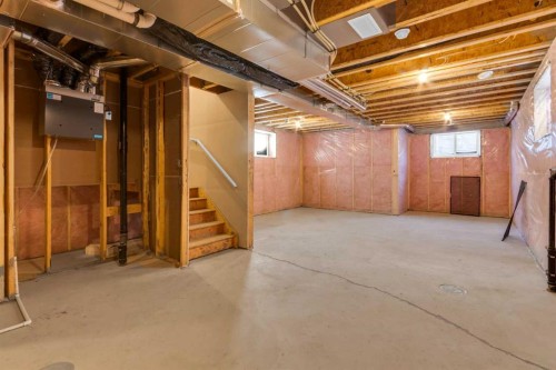 137 Copperhead Road Se, Calgary, AB - Indoor Photo Showing Basement