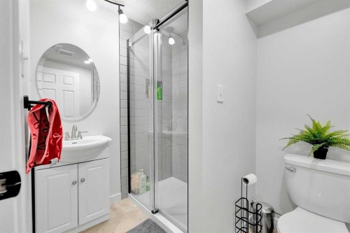 60 Saddlecrest Green Ne, Calgary, AB - Indoor Photo Showing Bathroom