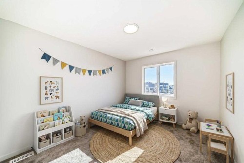 107 Mercado Crescent Se, Calgary, AB - Indoor Photo Showing Bedroom