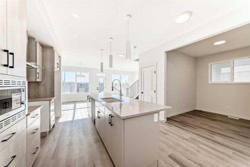 107 Mercado Crescent Se, Calgary, AB - Indoor Photo Showing Kitchen With Upgraded Kitchen