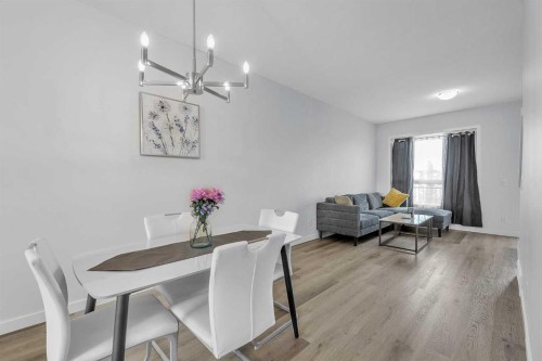 363-301 Redstone Boulevard Ne, Calgary, AB - Indoor Photo Showing Dining Room
