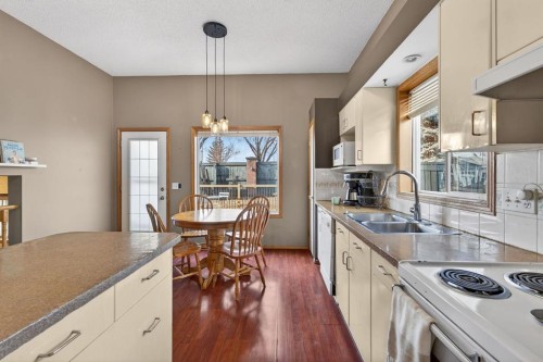 68 Coventry Green Ne, Calgary, AB - Indoor Photo Showing Kitchen With Double Sink