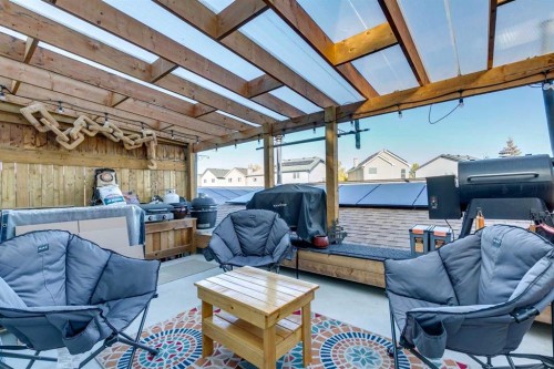 199 Everglen Way Sw, Calgary, AB - Outdoor With Deck Patio Veranda With Exterior