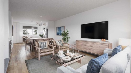 2081 Vantage Way Sw, Airdrie, AB - Indoor Photo Showing Living Room