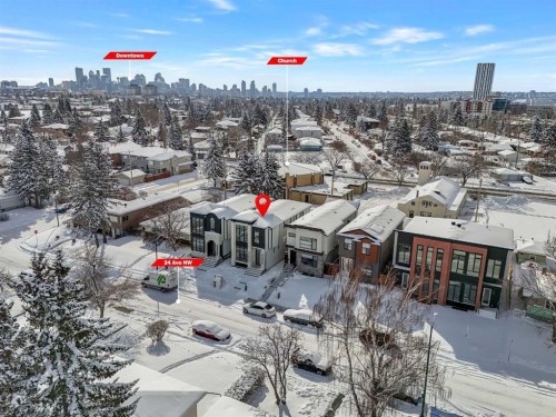 2413 25 Avenue Nw, Calgary, AB - Outdoor With View