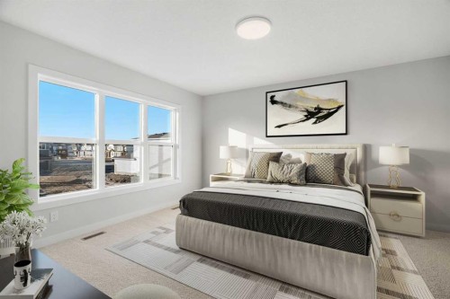 63 Creekstone Common Sw, Calgary, AB - Indoor Photo Showing Bedroom