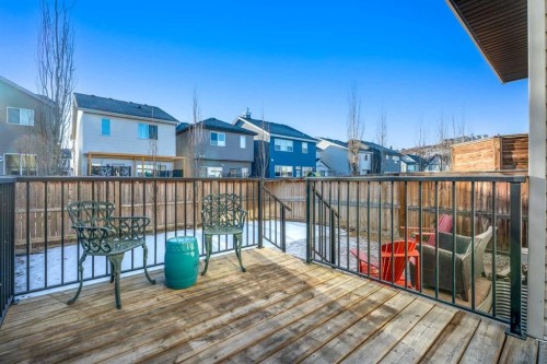 308 Chaparral Valley Way Se, Calgary, AB - Outdoor With Deck Patio Veranda With Exterior