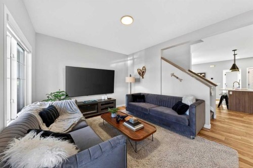 3238 Chinook Winds Drive Sw, Airdrie, AB - Indoor Photo Showing Living Room