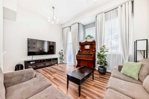 307 Auburn Bay Circle Se, Calgary, AB - Indoor Photo Showing Living Room