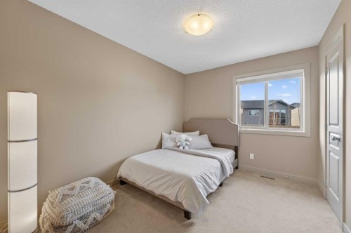 253 Chaparral Valley Drive Se, Calgary, AB - Indoor Photo Showing Bedroom