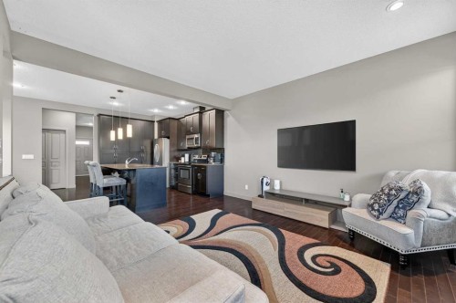 253 Chaparral Valley Drive Se, Calgary, AB - Indoor Photo Showing Living Room
