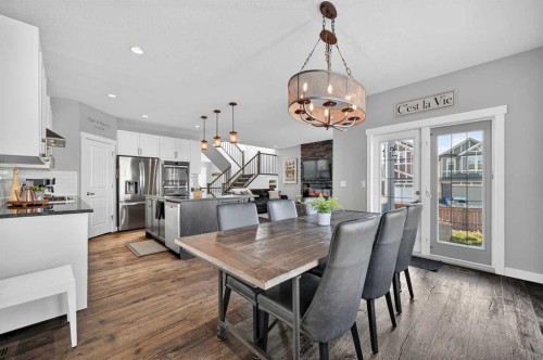 143 Cranarch Crescent Se, Calgary, AB - Indoor Photo Showing Dining Room