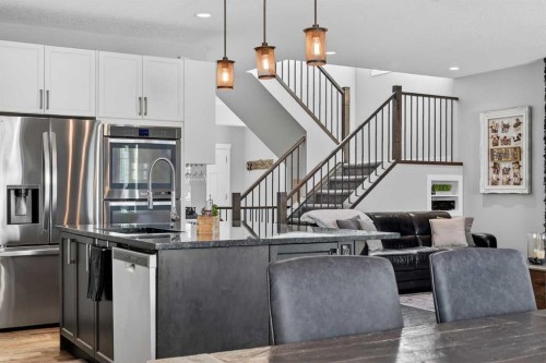 143 Cranarch Crescent Se, Calgary, AB - Indoor Photo Showing Kitchen With Stainless Steel Kitchen