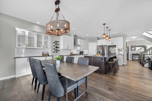 143 Cranarch Crescent Se, Calgary, AB - Indoor Photo Showing Dining Room