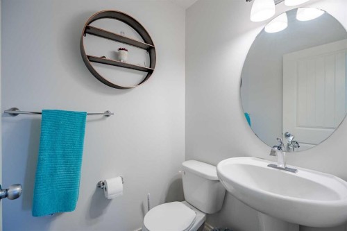 2937 Prairie Springs Grove Sw, Airdrie, AB - Indoor Photo Showing Bathroom
