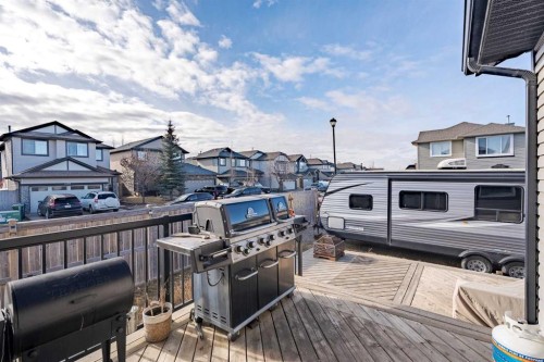 2937 Prairie Springs Grove Sw, Airdrie, AB - Outdoor With Deck Patio Veranda