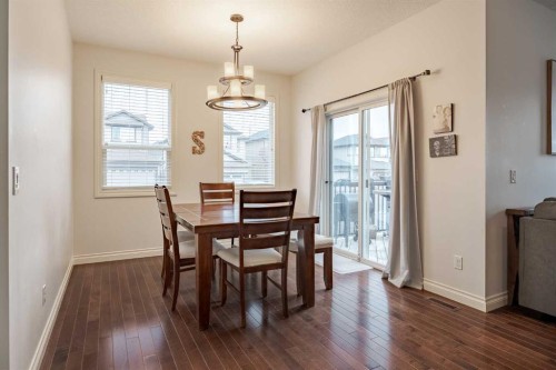 2937 Prairie Springs Grove Sw, Airdrie, AB - Indoor Photo Showing Dining Room