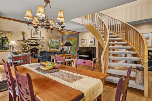216 Bow River Drive, Harvie Heights, AB - Indoor Photo Showing Dining Room