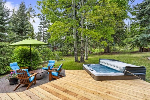 216 Bow River Drive, Harvie Heights, AB - Outdoor With Deck Patio Veranda With Backyard