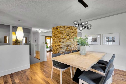 1707 Suffolk Street Sw, Calgary, AB - Indoor Photo Showing Dining Room
