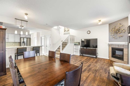156 Royal Manor Nw, Calgary, AB - Indoor With Fireplace