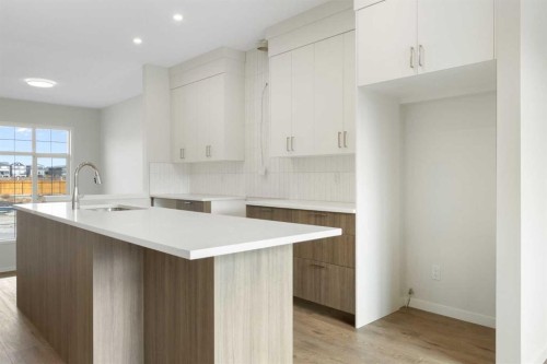 688 Buffaloberry Manor Se, Calgary, AB - Indoor Photo Showing Kitchen