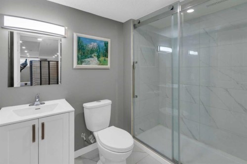 594 Hillcrest Road Sw, Airdrie, AB - Indoor Photo Showing Bathroom