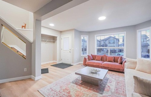 95 Tarington Way Ne, Calgary, AB - Indoor Photo Showing Living Room