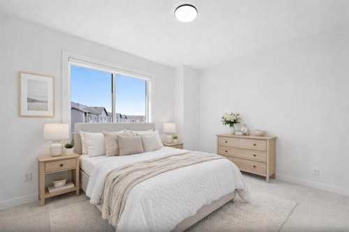 703-280 Chelsea Road, Chestermere, AB - Indoor Photo Showing Bedroom