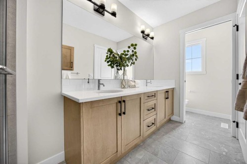 52 Fireside Common Sw, Cochrane, AB - Indoor Photo Showing Bathroom