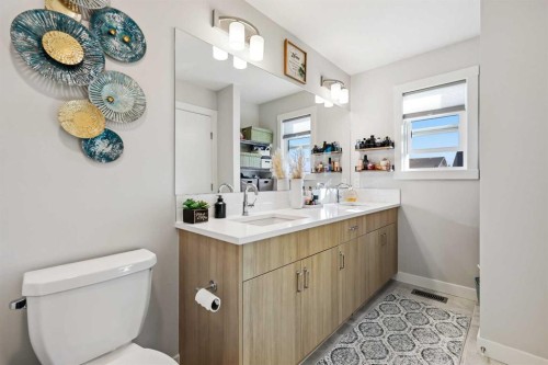 128 Setonstone Gardens Se, Calgary, AB - Indoor Photo Showing Bathroom