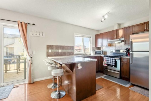 8339 Saddlebrook Drive Ne, Calgary, AB - Indoor Photo Showing Kitchen With Stainless Steel Kitchen