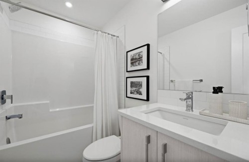 102 Rangeview Path Se, Calgary, AB - Indoor Photo Showing Bathroom