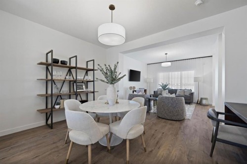 102 Rangeview Path Se, Calgary, AB - Indoor Photo Showing Dining Room