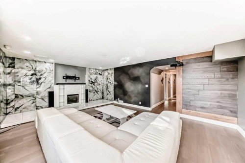 305 Lakeside Greens Crescent, Chestermere, AB - Indoor With Fireplace