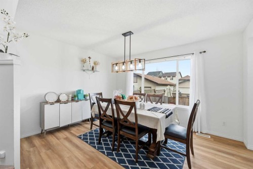 41 New Brighton Green Se, Calgary, AB - Indoor Photo Showing Dining Room