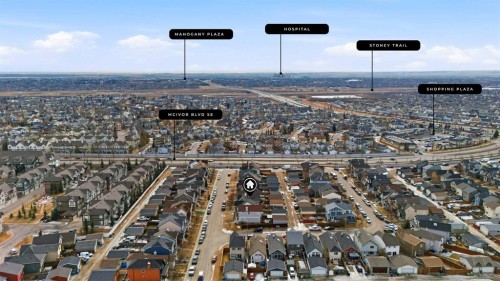 41 New Brighton Green Se, Calgary, AB - Outdoor With View